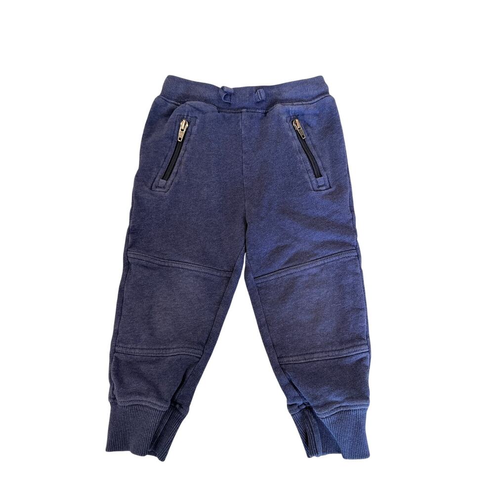 Hanna Andersson Double Knee Sweatpants -2T Blue